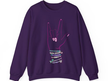 But Daddy I Love Him!  - Friendship Bracelets - Adult Crewneck Sweatshirt Online Hot Sale