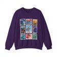 Magic Kingdom Vintage Stamps - Adult Crewneck Sweatshirt For Discount