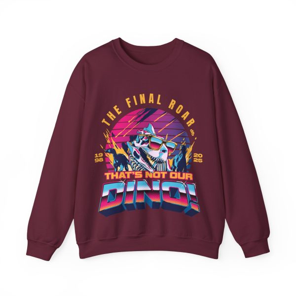 The Final Roar- DINOSAUR - Adult Crewneck Sweatshirt Online Sale