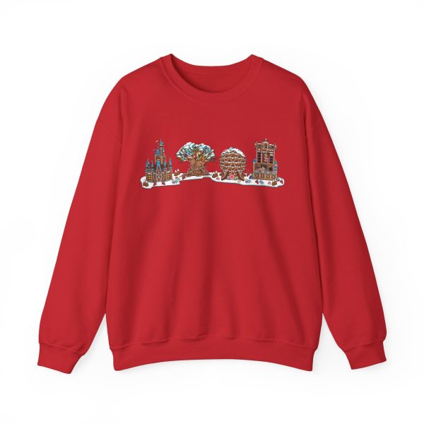 Gingerbread Park Icons - Adult Crewneck Sweatshirt For Sale