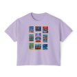 EPCOT Vintage Stamps - Women s Boxy Tee Online