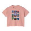 EPCOT Vintage Stamps - Women s Boxy Tee Online