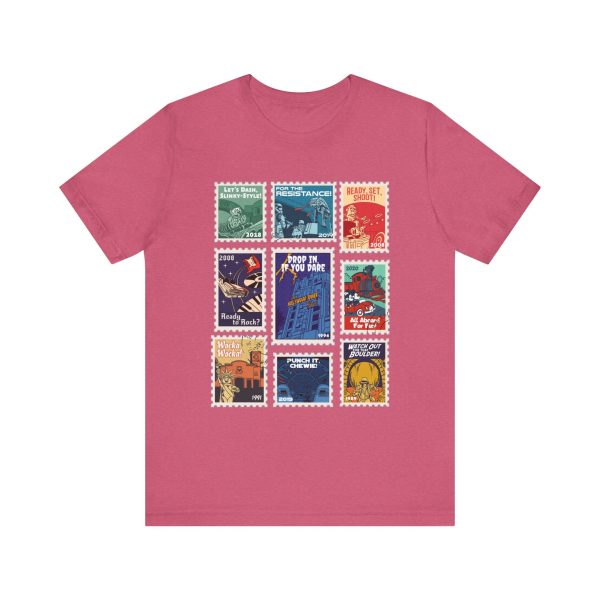 Hollywood Studios Vintage Stamps - Adult Tee Shirt Supply