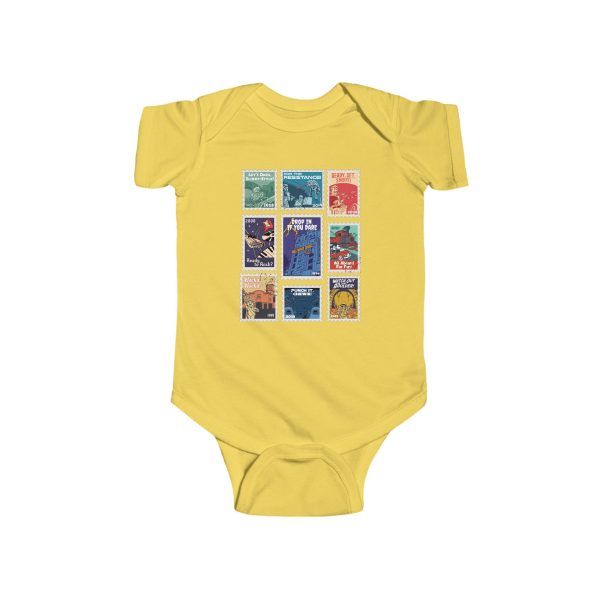 Hollywood Studios Vintage Stamps - Baby Onesie For Cheap