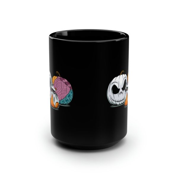 This Is Halloween Pumpkin Trio Black Mug, 15oz Online Hot Sale