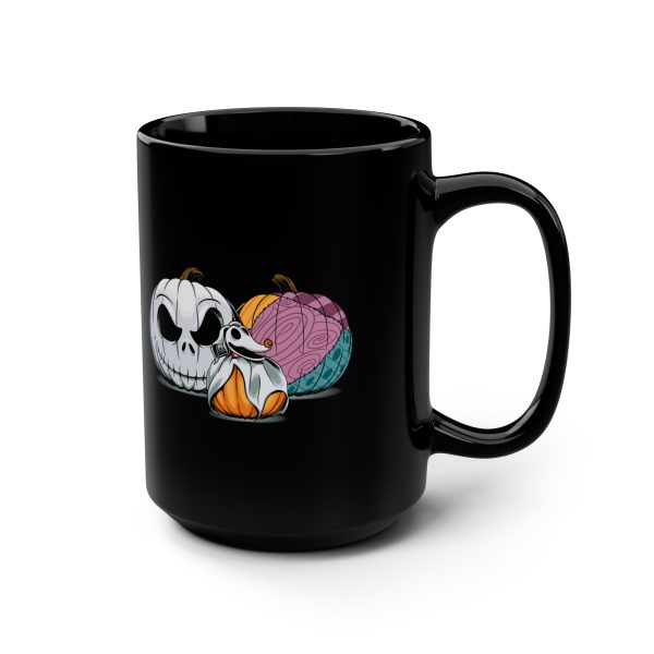 This Is Halloween Pumpkin Trio Black Mug, 15oz Online Hot Sale