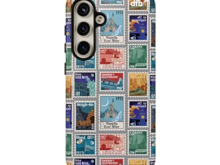 Magic Kingdom Vintage Stamps - Samsung Galaxy & Google Pixel Phone Case Online now