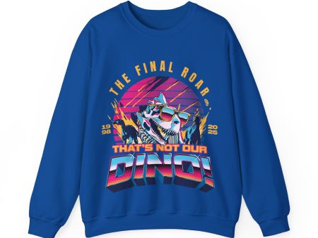 The Final Roar- DINOSAUR - Adult Crewneck Sweatshirt Online Sale