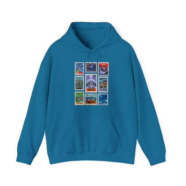 EPCOT Vintage Stamps - Adult Hoodie Sweatshirt Sale