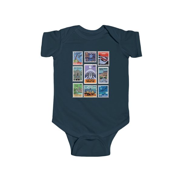 EPCOT Vintage Stamps - Baby Onesie on Sale