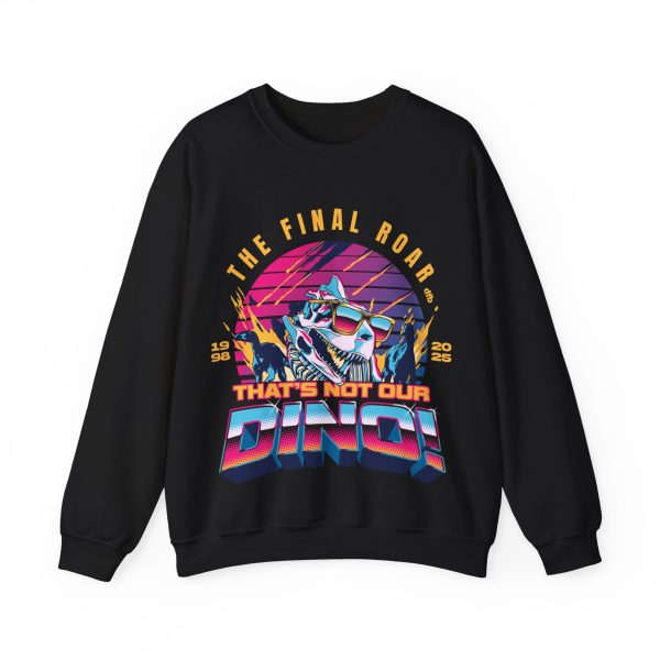 The Final Roar- DINOSAUR - Adult Crewneck Sweatshirt Online Sale