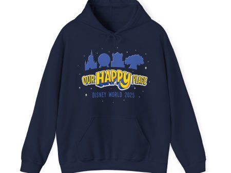 Our Happy Place 2025 - Family Matching Tee - Adult Hoodie Sweatshirt Cheap