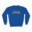 Gingerbread Park Icons - Youth Crewneck Sweatshirt Online now