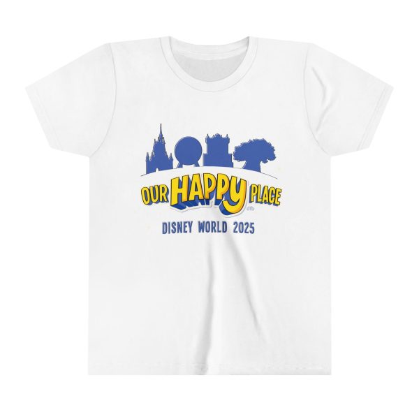 Our Happy Place 2025 - Family Matching Tee - Youth Short Sleeve Tee Shirt on Sale