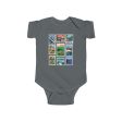 Animal Kingdom Vintage Stamps - Baby Onesie Online Hot Sale