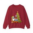 Fab 5 as Christmas Presents - Adult Crewneck Sweatshirt Hot on Sale