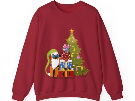 Fab 5 as Christmas Presents - Adult Crewneck Sweatshirt Hot on Sale