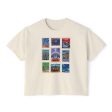 EPCOT Vintage Stamps - Women s Boxy Tee Online