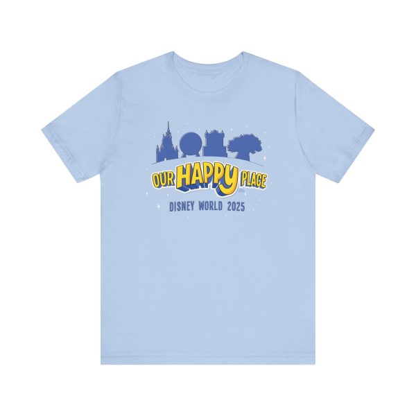 Our Happy Place 2025 - Family Matching Tee - Adult Tee Shirt Sale