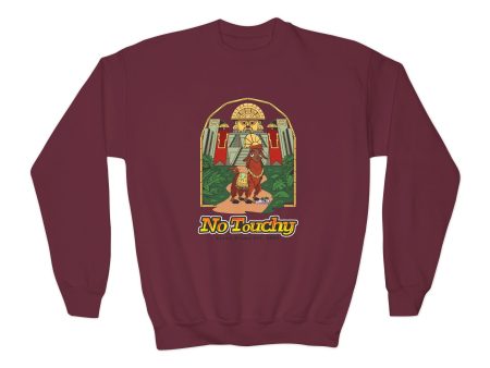 No Touchy - Emperor s New Groove - Youth Crewneck Sweatshirt Online Sale