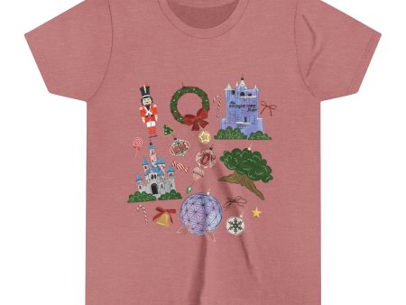 Park Icons Vintage Ornaments - Youth Short Sleeve Tee Shirt Supply