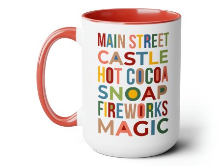 A Main Street Christmas Accent Mugs, 15oz Discount