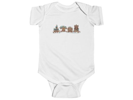 Gingerbread Park Icons - Baby Onesie Discount