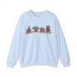 Gingerbread Park Icons - Adult Crewneck Sweatshirt For Sale