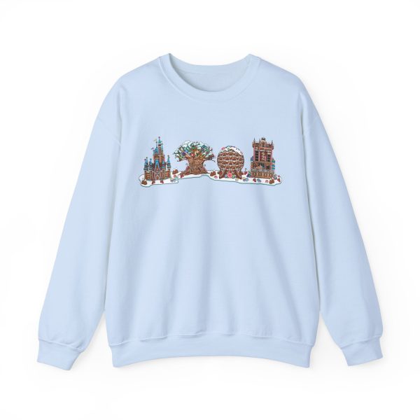 Gingerbread Park Icons - Adult Crewneck Sweatshirt For Sale