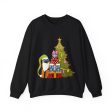 Fab 5 as Christmas Presents - Adult Crewneck Sweatshirt Hot on Sale