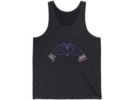 Heart Hands Friendship Bracelets - Adult Unisex Tank Top Supply