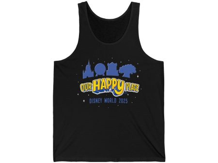 Our Happy Place 2025 - Family Matching Tee - Adult Unisex Tank Top Online now