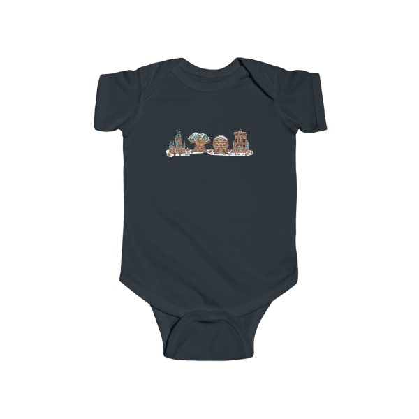 Gingerbread Park Icons - Baby Onesie Discount