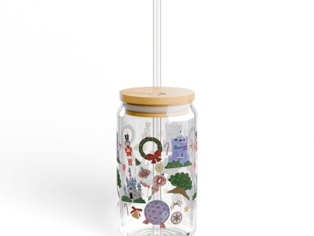 Park Icons Vintage Ornaments - Sipper Glass, 16oz Cheap