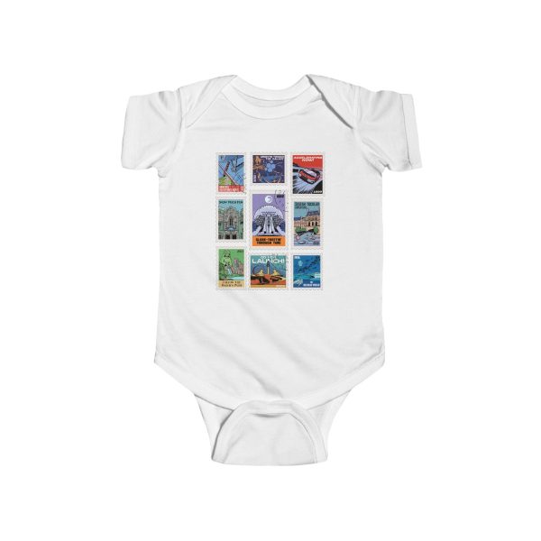 EPCOT Vintage Stamps - Baby Onesie on Sale