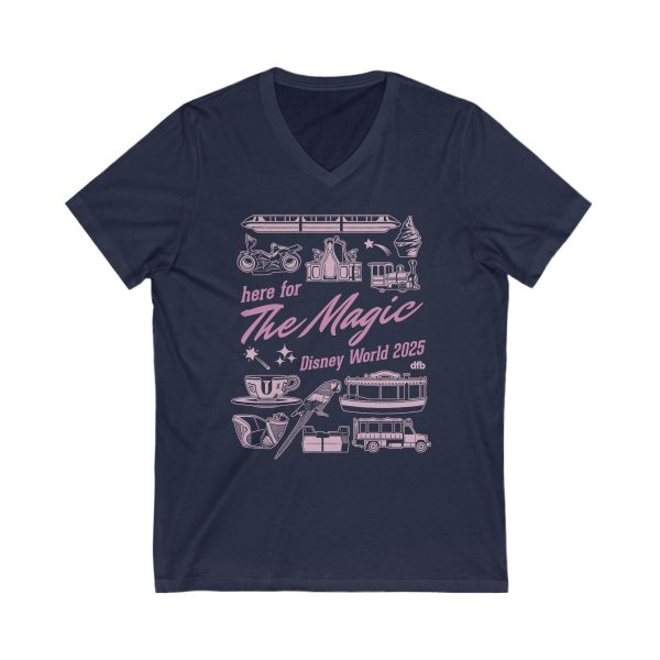 Back for More Magic - Short Sleeve V-Neck Tee Shirt Cheap