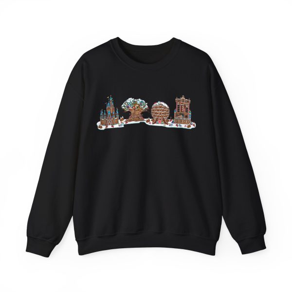 Gingerbread Park Icons - Adult Crewneck Sweatshirt For Sale