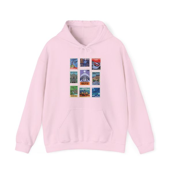 EPCOT Vintage Stamps - Adult Hoodie Sweatshirt Sale