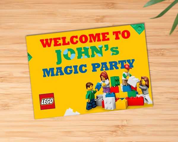 Lego Theme  Welcome Board Online