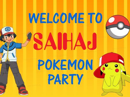 Pokemon  Customized Theme Welcome Board Online now