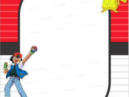 Pokemon Personalized Theme PhotoBooth Online Sale