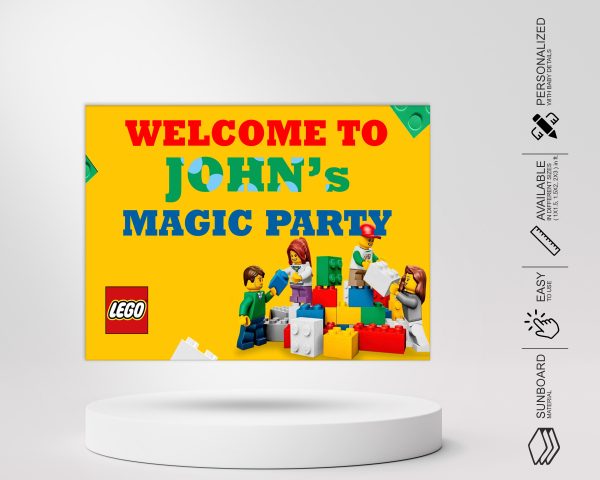 Lego Theme  Welcome Board Online