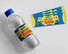 Minion Theme Water Bottle Sticker Supply