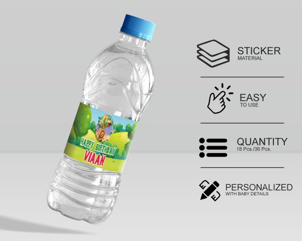 Jungle Theme Water Bottle Stickers For Discount