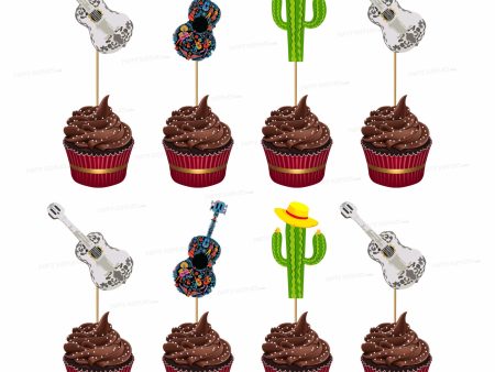 Coco Theme  Customized  Cup Cake Topper Supply