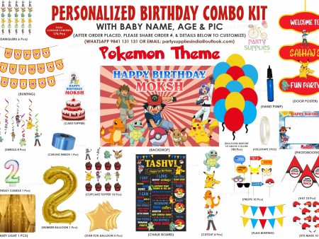 Pokemon Theme Premium Combo Kit Online now