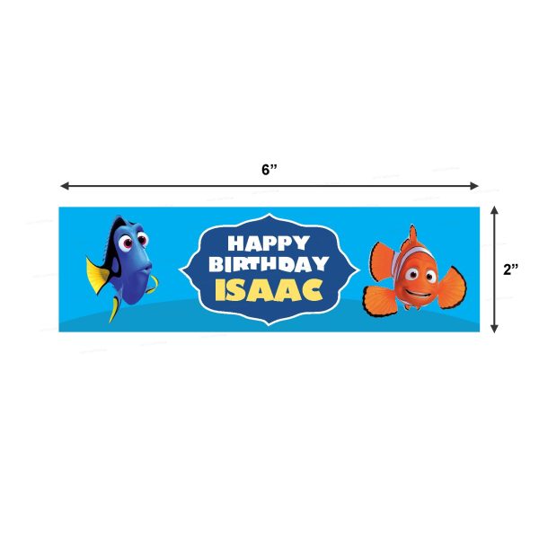 Nemo and Dory Theme Water Bottle Sticker Online Sale