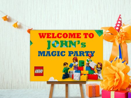 Lego Theme  Welcome Board Online