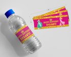 Princess Theme Water Bottle Sticker Fashion