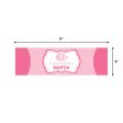 Pink Elephant Theme Water Bottle Sticker Sale